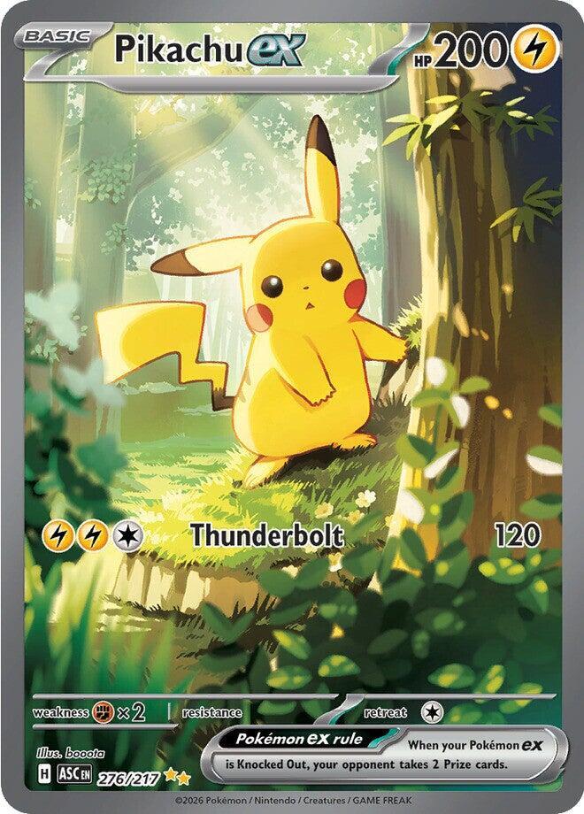 Pikachu ex - 276/217 - Special Illustration Rare (Inglés Foil NM)
