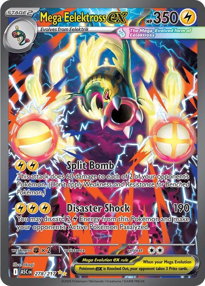 Mega Eelektross ex - 278/217 - Special Illustration Rare (Inglés Foil NM)