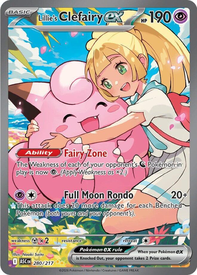 Lillie's Clefairy ex - 280/217 - Special Illustration Rare (Inglés Foil NM)