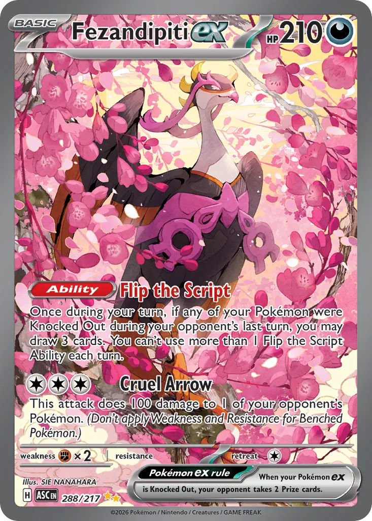 Fezandipiti ex - 288/217 - Special Illustration Rare (Inglés Foil NM)