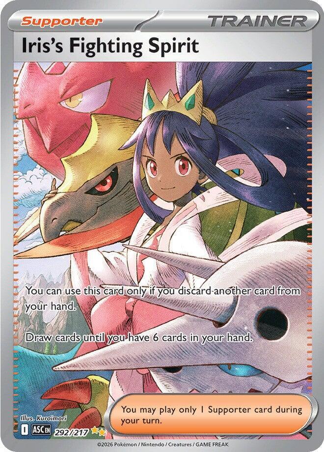 Iris's Fighting Spirit - 292/217 - Special Illustration Rare (Inglés Foil NM)