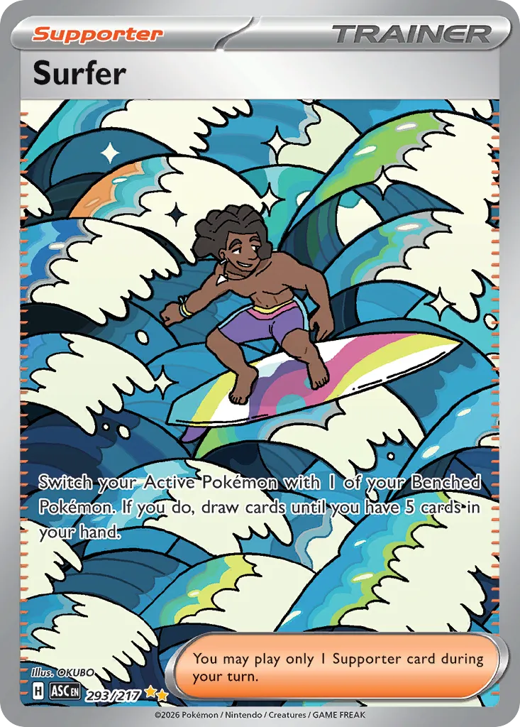 Surfer - 293/217 - Special Illustration Rare (Inglés Foil NM)