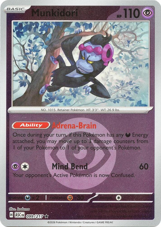 Munkidori (Energy Symbol Pattern) - 099/217 - Rare (Inglés Reverse Holo NM)