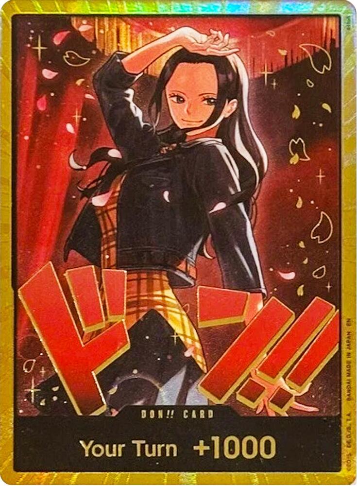 DON!! Card (Nico Robin) (Gold) - Extra Booster: One Piece Heroines Edition - DON!! Foil (Inglés Foil NM)