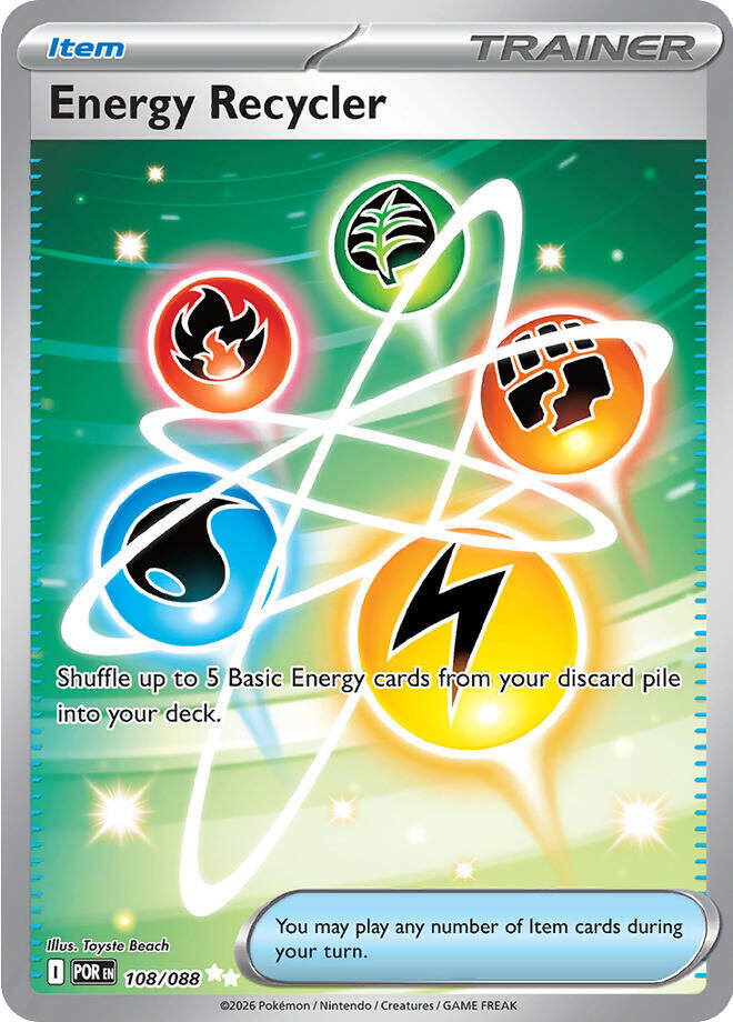 Energy Recycler - 108/088 - Ultra Rare (Inglés Foil NM)