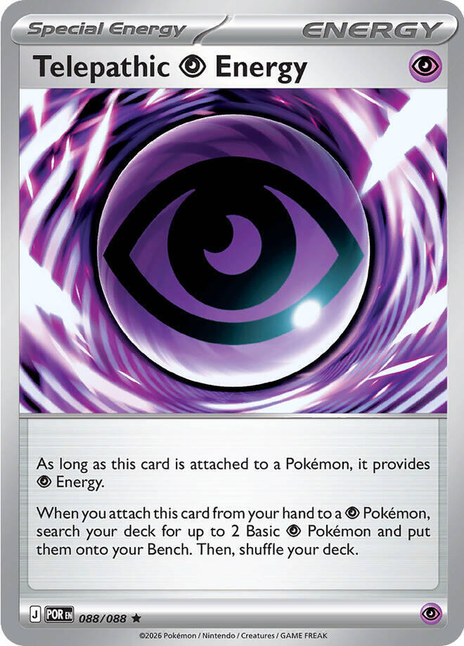 Telepathic Psychic Energy - 088/088 - Rare (Inglés Foil NM)