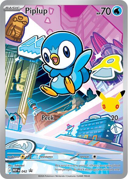 Piplup - 042 - Promo (Español Latino Foil NM)