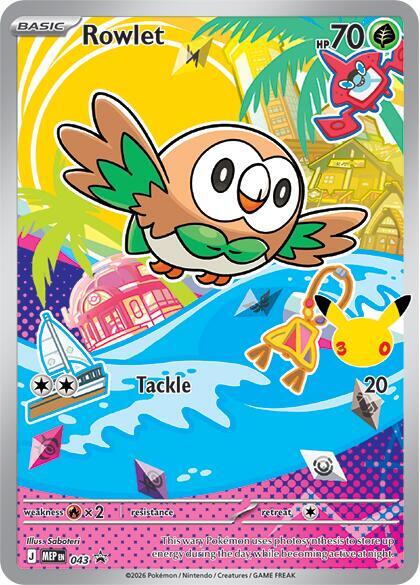 Rowlet - 043 - Promo (Español Foil NM)