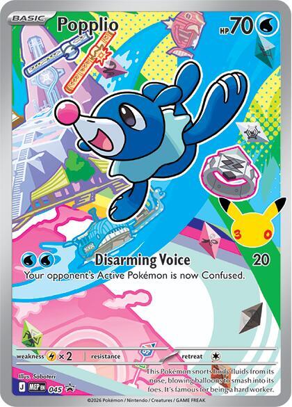 Popplio - 045 - Promo (Español Latino Foil NM)