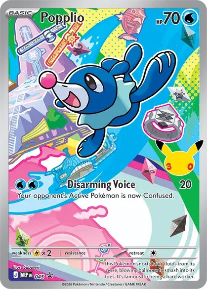Popplio - 045 - Promo (Inglés Foil NM)