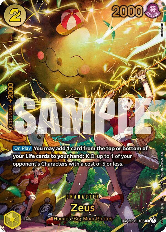 Zeus (SP) - OP11-106 - Special Card Foil (Inglés Foil NM)