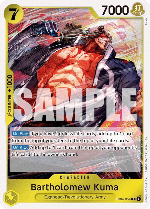 Bartholomew Kuma (EB04-054) - EB04-054 - Rare Foil (Inglés Foil NM)