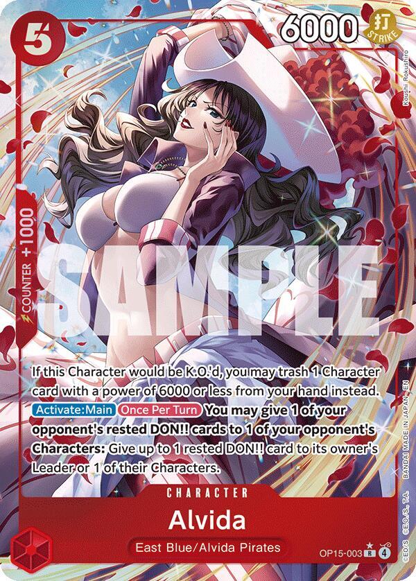 Alvida (Alternate Art) - OP15-003 - Alternate Art Foil (Inglés Foil NM)