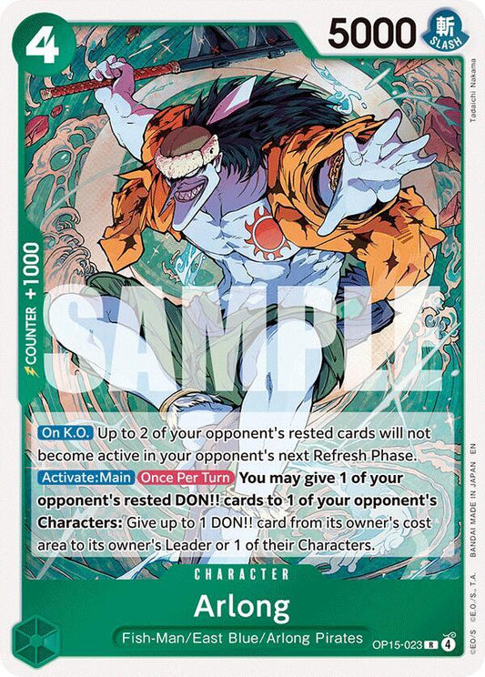 Arlong - OP15-023 - Rare Foil (Inglés Foil NM)