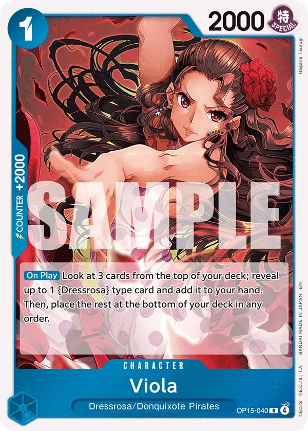 Viola - OP15-040 - Rare Foil (Inglés Foil NM)