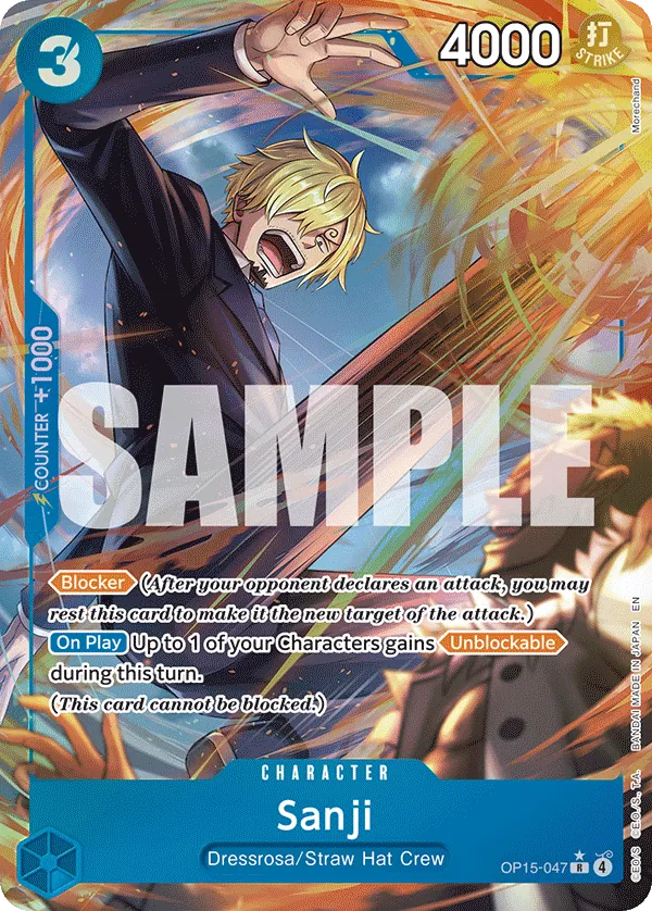 Sanji (OP15-047) (Alternate Art) - OP15-047 - Alternate Art Foil (Inglés Foil NM)