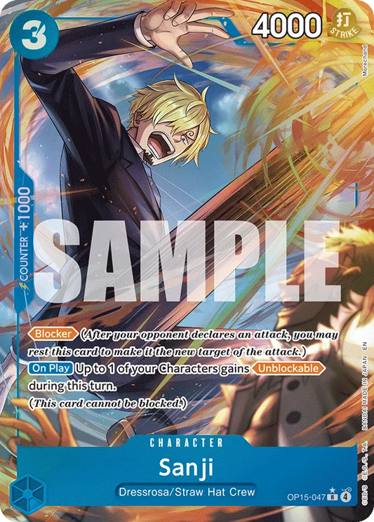 Sanji (OP15-047) (Alternate Art) - OP15-047 - Alternate Art Foil (Inglés Foil NM)