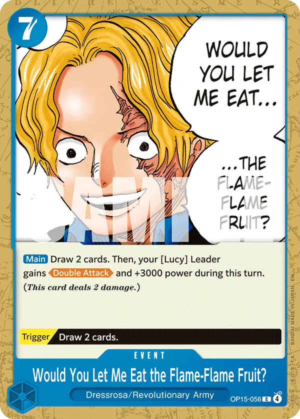 Would You Let Me Eat the Flame-Flame Fruit? - OP15-056 - Common (Inglés NM)