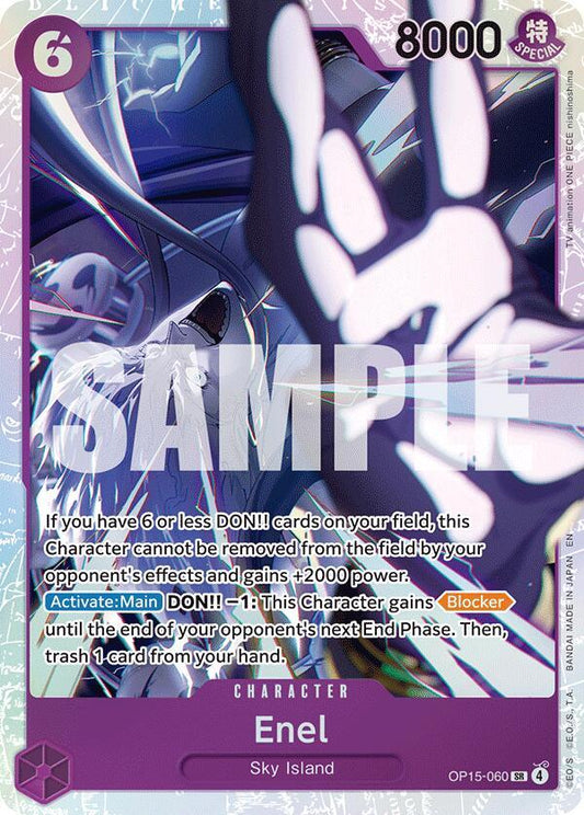 Enel (OP15-060) - OP15-060 - Super Rare Foil (Inglés Foil NM)