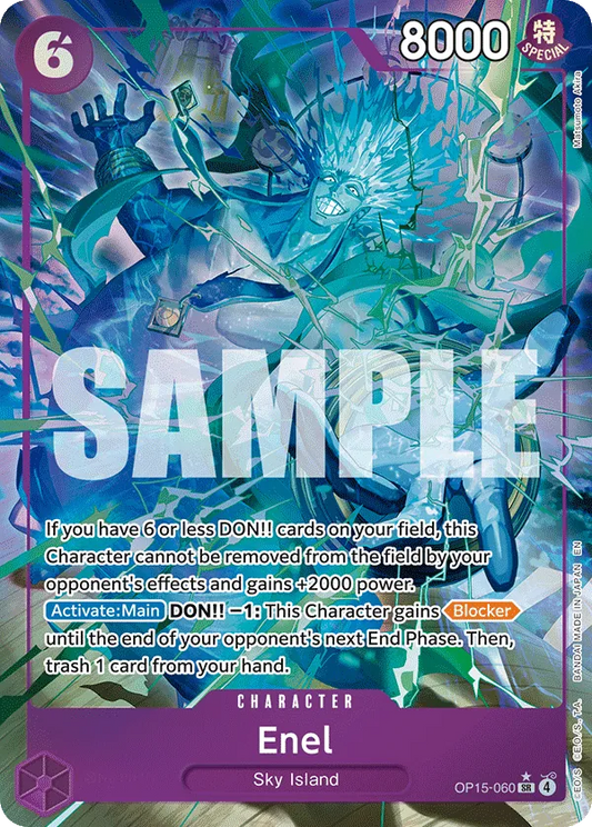 Enel (OP15-060) (Alternate Art) - OP15-060 - Alternate Art Foil (Inglés Foil NM)