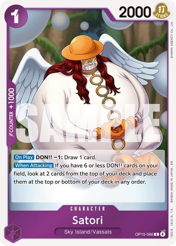 Satori - OP15-066 - Rare Foil (Inglés Foil NM)