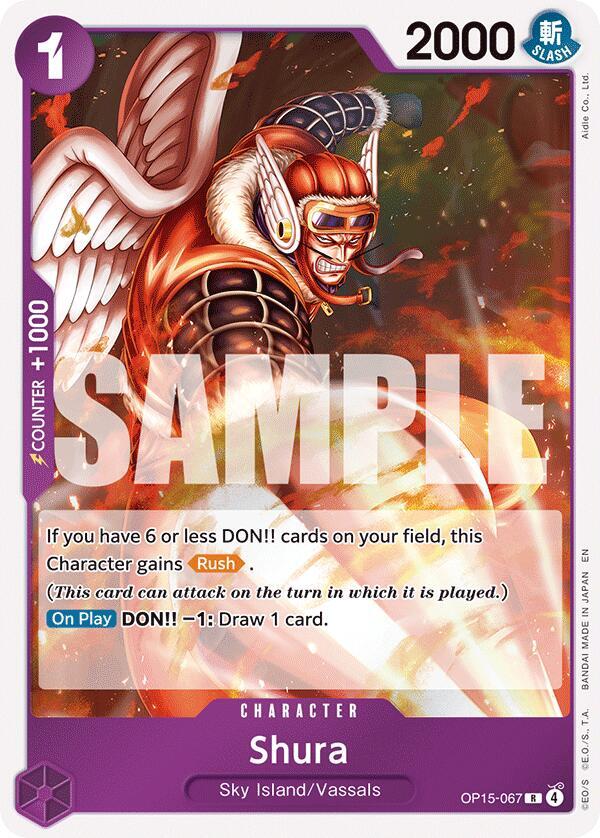 Shura - OP15-067 - Rare Foil (Inglés Foil NM)