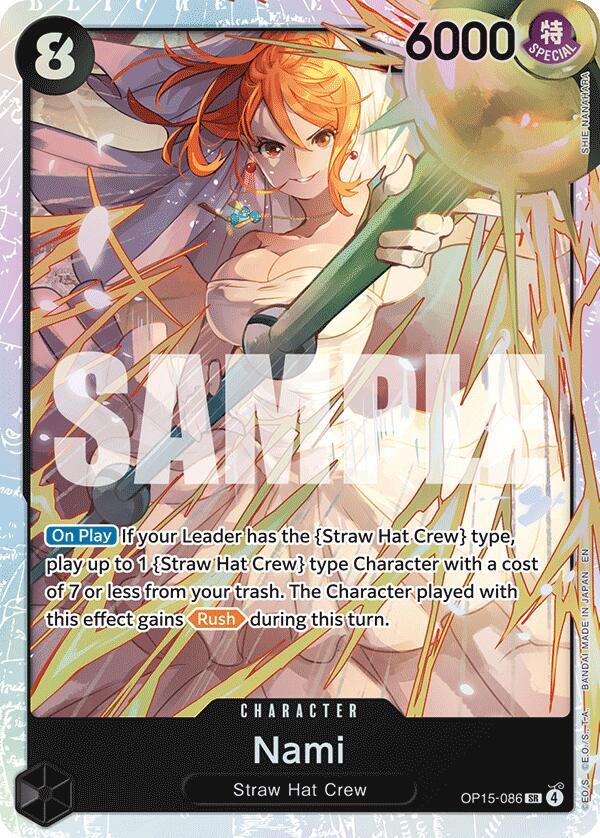 Nami (OP15-086) - OP15-086 - Super Rare Foil (Inglés Foil NM)