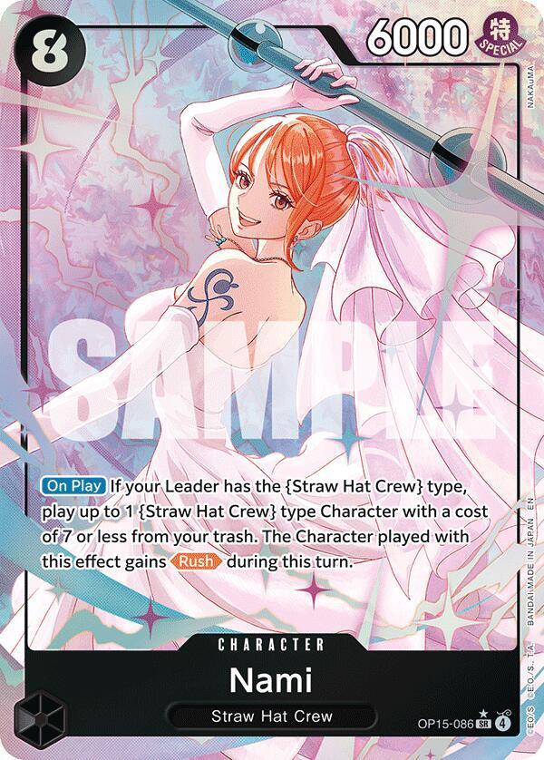 Nami (OP15-086) (Alternate Art) - OP15-086 - Alternate Art Foil (Inglés Foil NM)