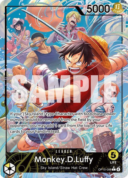 Monkey.D.Luffy (OP15-098) (Alternate Art) - OP15-098 - Alternate Art Foil (Inglés Foil NM)