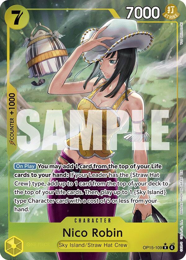 Nico Robin (OP15-109) (Alternate Art) - OP15-109 - Alternate Art Foil (Inglés Foil NM)