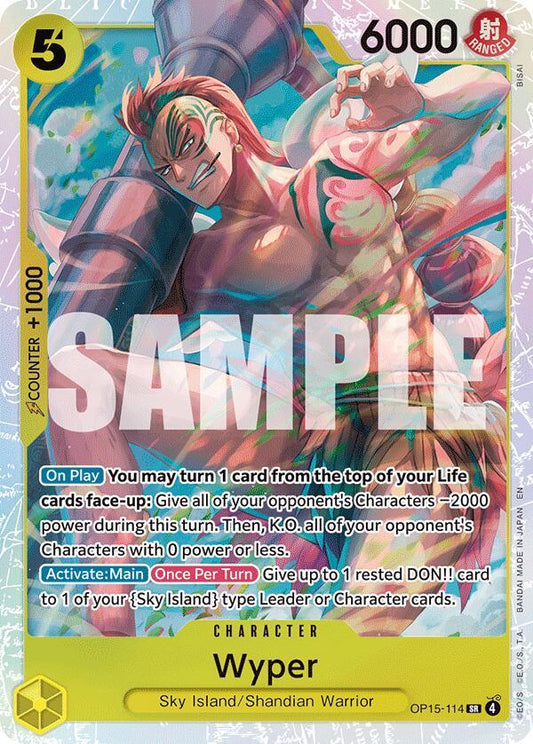 Wyper - OP15-114 - Super Rare Foil (Inglés Foil NM)