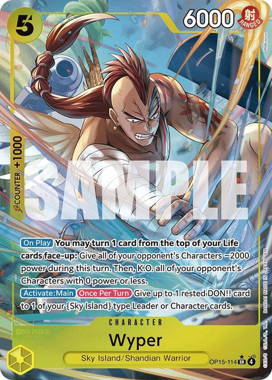 Wyper (Alternate Art) - OP15-114 - Alternate Art Foil (Inglés Foil NM)