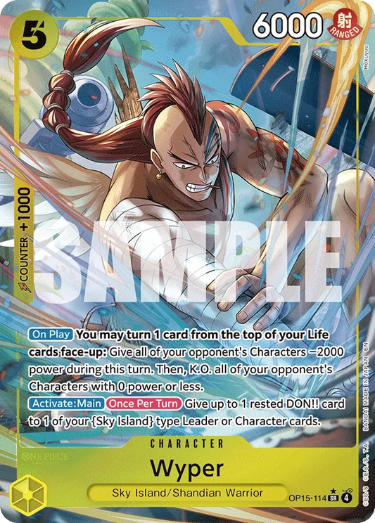 Wyper (Alternate Art) - OP15-114 - Alternate Art Foil (Inglés Foil MP)