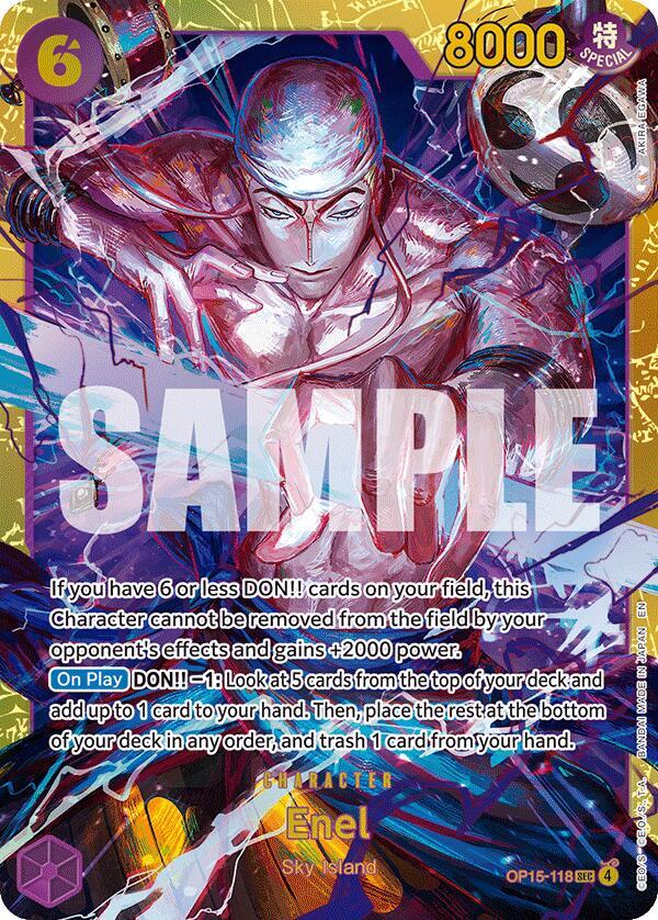 Enel (OP15-118) - OP15-118 - Secret Rare Foil (Inglés Foil NM)