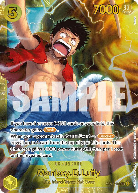 Monkey.D.Luffy (OP15-119) - OP15-119 - Secret Rare Foil (Inglés Foil NM)