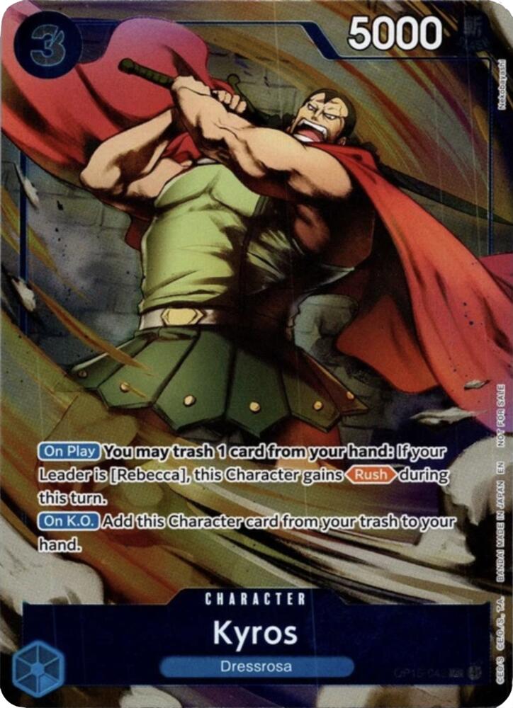 Kyros (Dash Pack) - OP15-042 - Rare Foil (Inglés Foil NM)