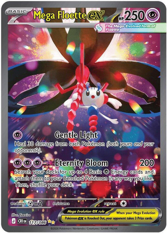 Mega Floette ex - 117/086 - Special Illustration Rare (Inglés Foil NM)
