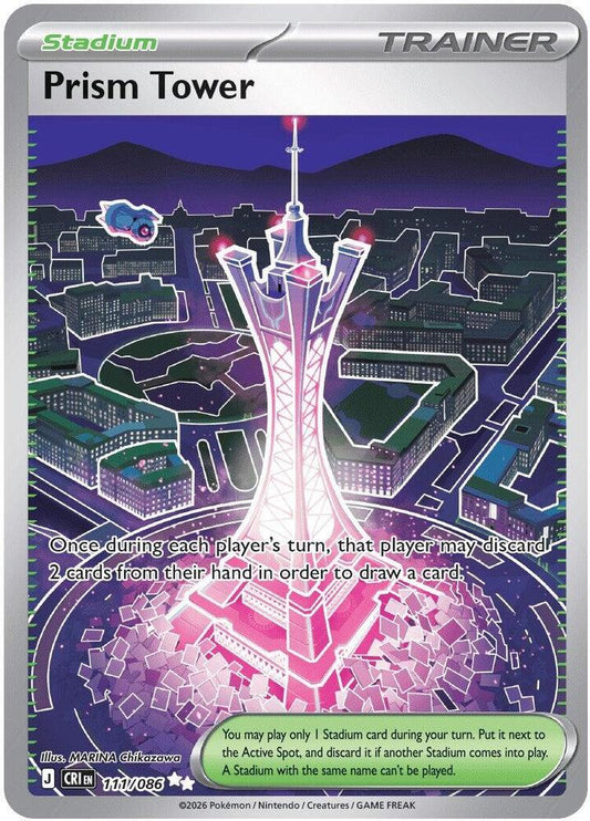 Prism Tower - 111/086 - Ultra Rare (Inglés Foil NM)