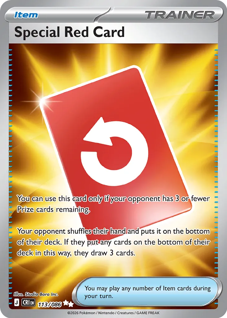 Special Red Card - 113/086 - Ultra Rare (Inglés Foil NM)