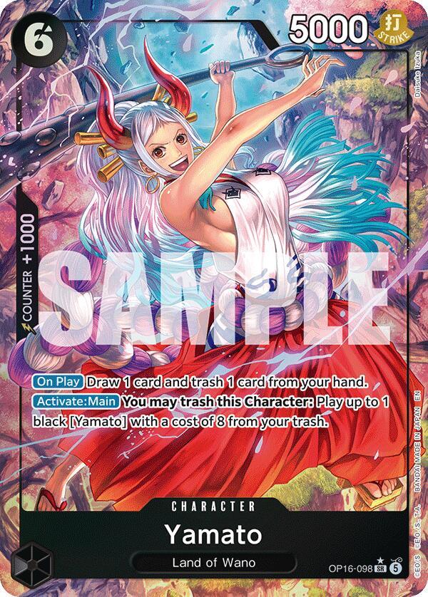 Yamato (098) (Alternate Art) - OP16-098 - Super Rare Foil (Inglés Foil NM)