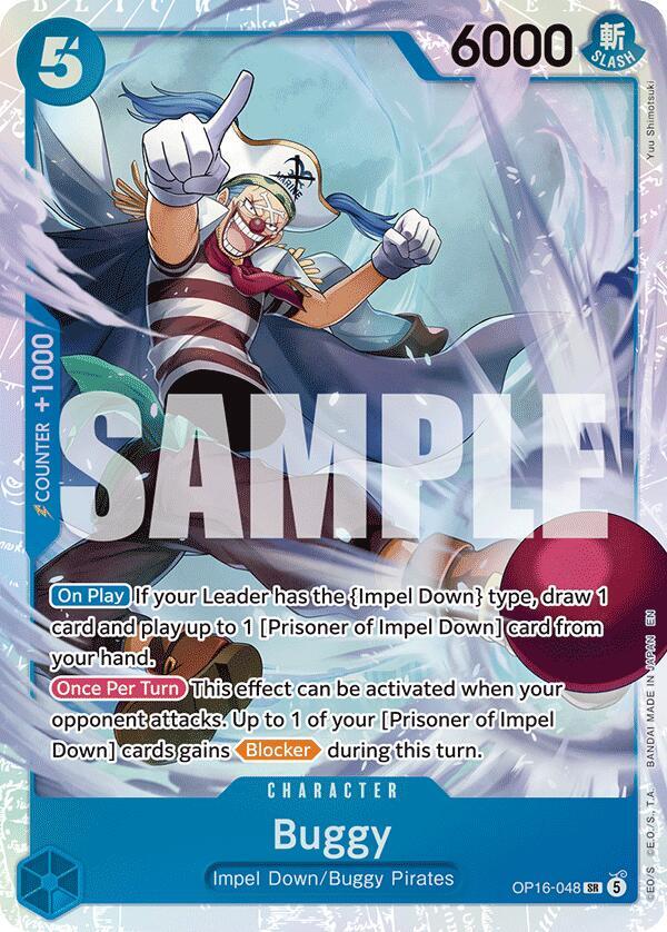 Buggy - OP16-048 - Super Rare Foil (Inglés Foil NM)