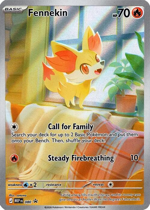Fennekin - 080 - Promo (Inglés Foil NM)