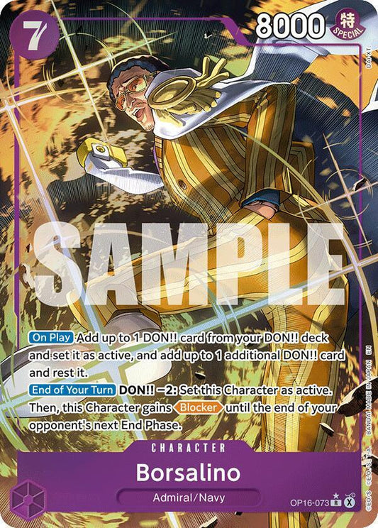 Borsalino (Alternate Art) - OP16-073 - Rare Foil (Inglés Foil NM)