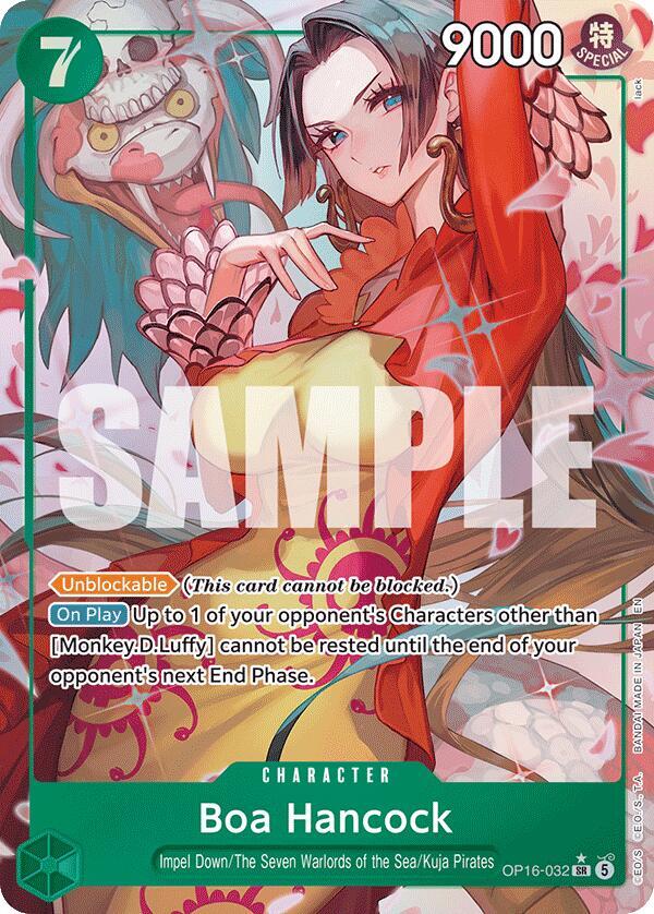 Boa Hancock (Alternate Art) - OP16-032 - Super Rare Foil (Inglés Foil NM)