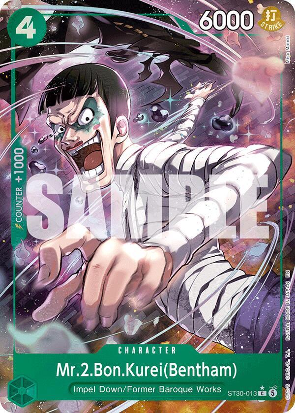 Mr.2.Bon.Kurei(Bentham) (Full Art) - ST30-013 - Common (Inglés Foil NM)