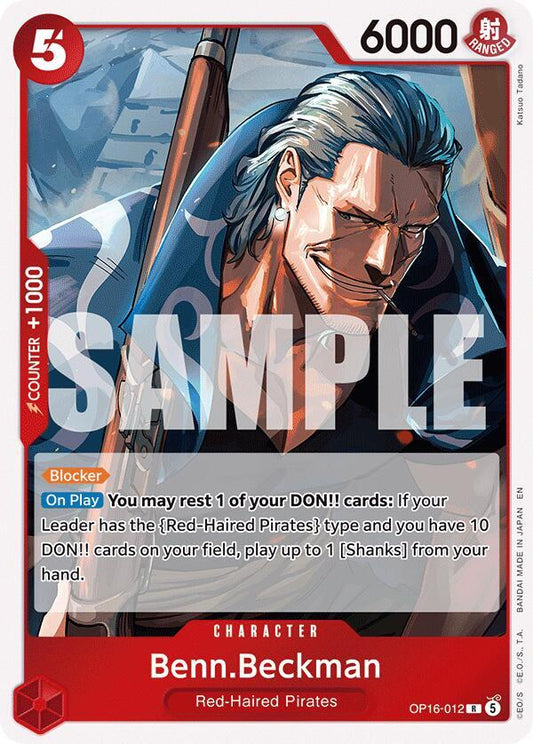 Benn.Beckman - OP16-012 - Rare Foil (Inglés Foil NM)