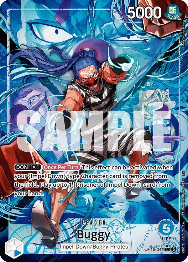 Buggy (041) (Alternate Art) - OP16-041 - Leader Foil (Inglés Foil NM)