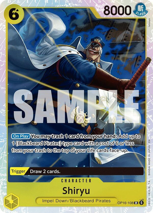 Shiryu - OP16-108 - Super Rare Foil (Inglés Foil NM)