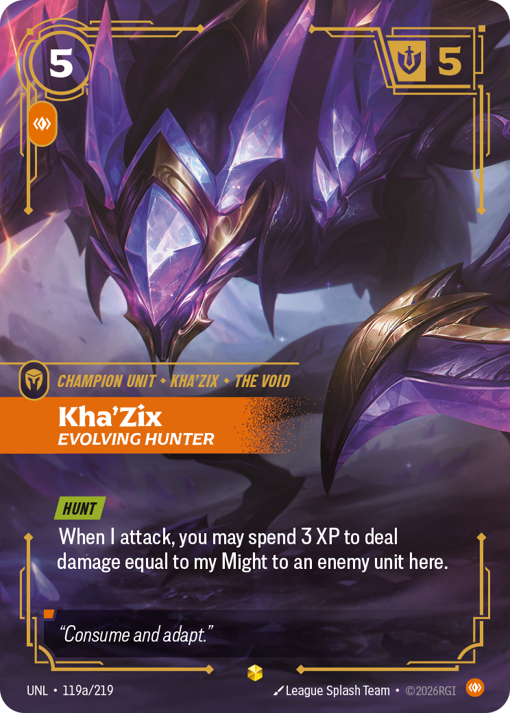 Kha'Zix - Evolving Hunter (Alternate Art) - 119