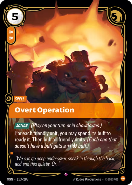 OVERT OPERATION - OGN-153/298